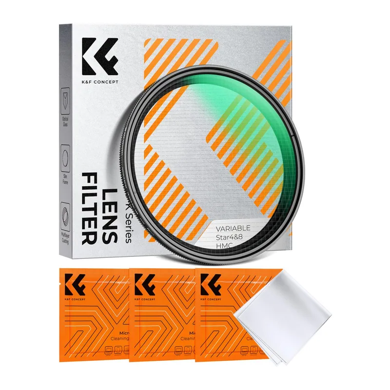 K&F Concept Nano-Klear Variable Star Filter 4-8 Point 77mm