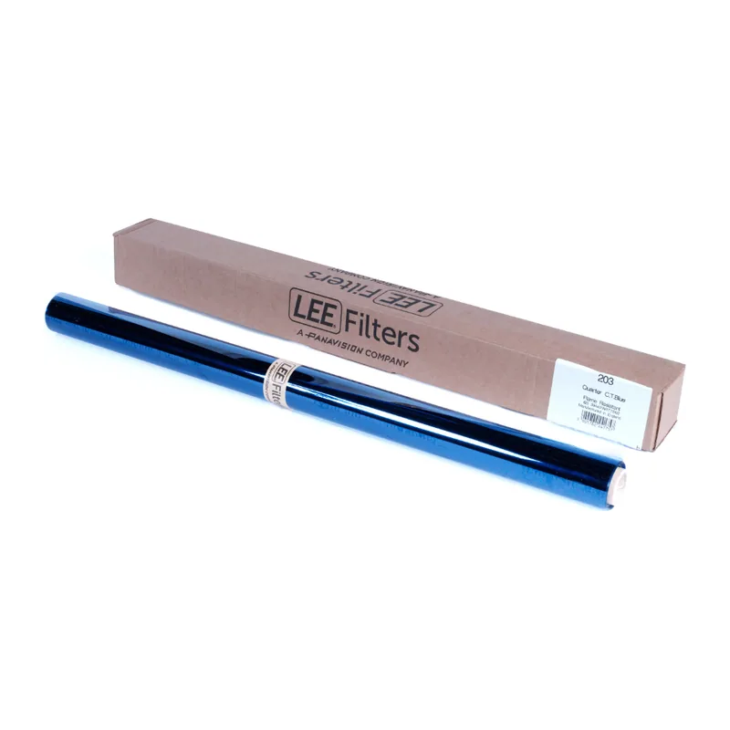 LEE Filters 203 Quarter C.T. Blue